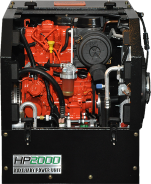 HP2000 Auxiliary Power Unit Front View Open Cover